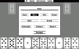 ST Skat atari screenshot
